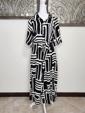 long ankara shirt dress Green Brown Plus Size African Ankara Print Long A Line Shirt Dress –  Africanclothinghub main image 0